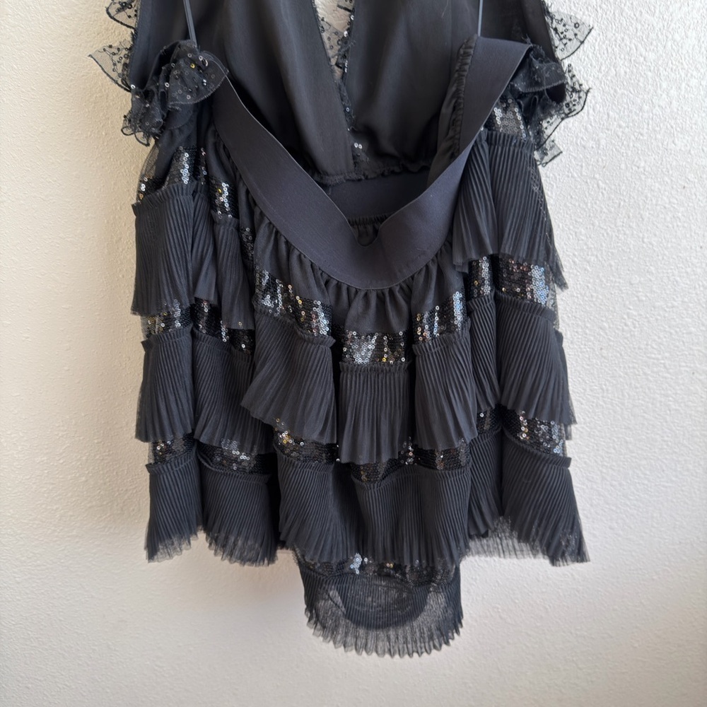 LOVESHACKFANCY Callaia Dress in Black - Picture 10 of 14